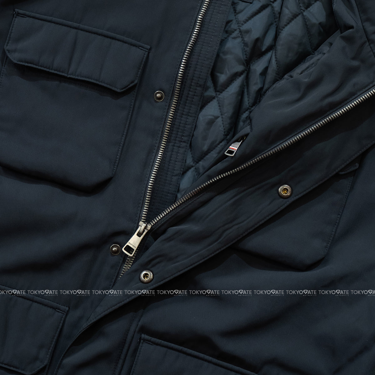 Áo khoác Tommy Hilfiger 155AP170 Navy Puffer Jacket