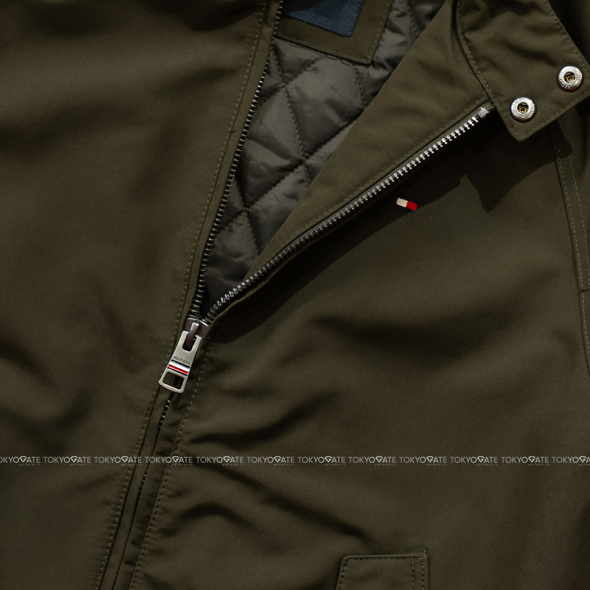 Áo khoác Tommy Hilfiger 155AP166 Highland Cloth Modern Bomber Jacket Olive