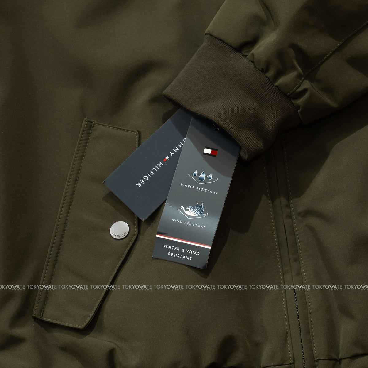 Áo khoác Tommy Hilfiger 155AP166 Highland Cloth Modern Bomber Jacket Olive