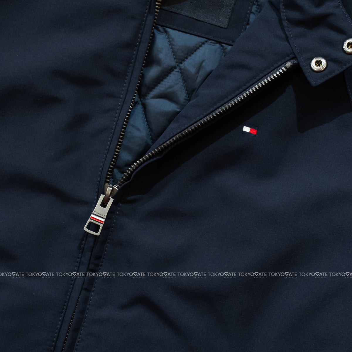 Áo khoác Tommy Hilfiger 155AP166 Highland Cloth Modern Bomber Jacket Navy