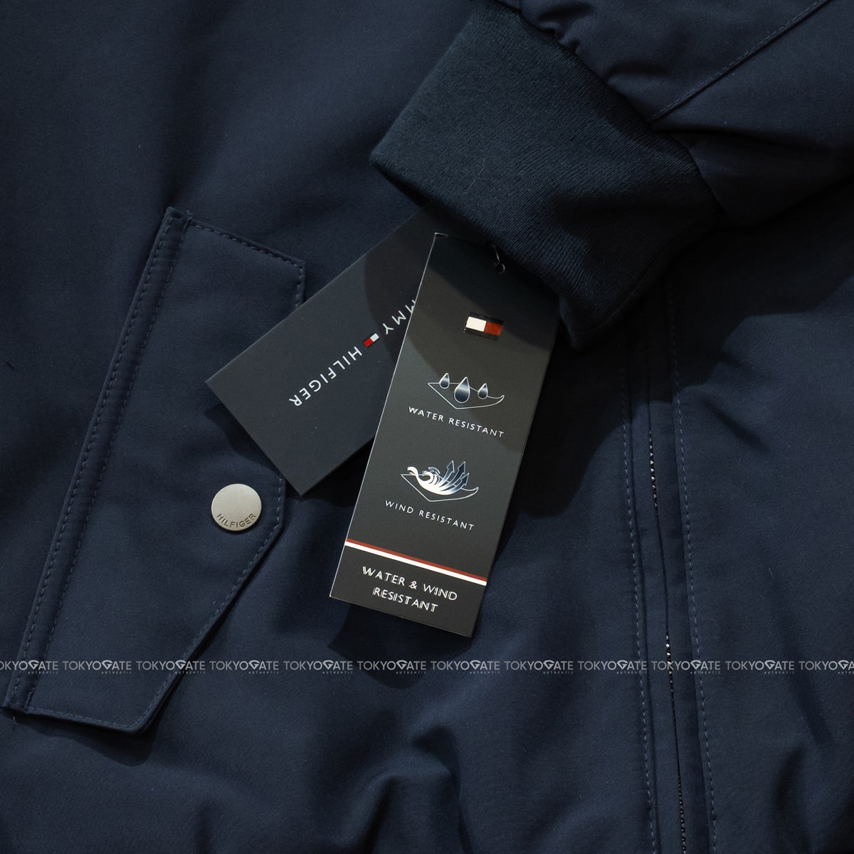 Áo khoác Tommy Hilfiger 155AP166 Highland Cloth Modern Bomber Jacket Navy