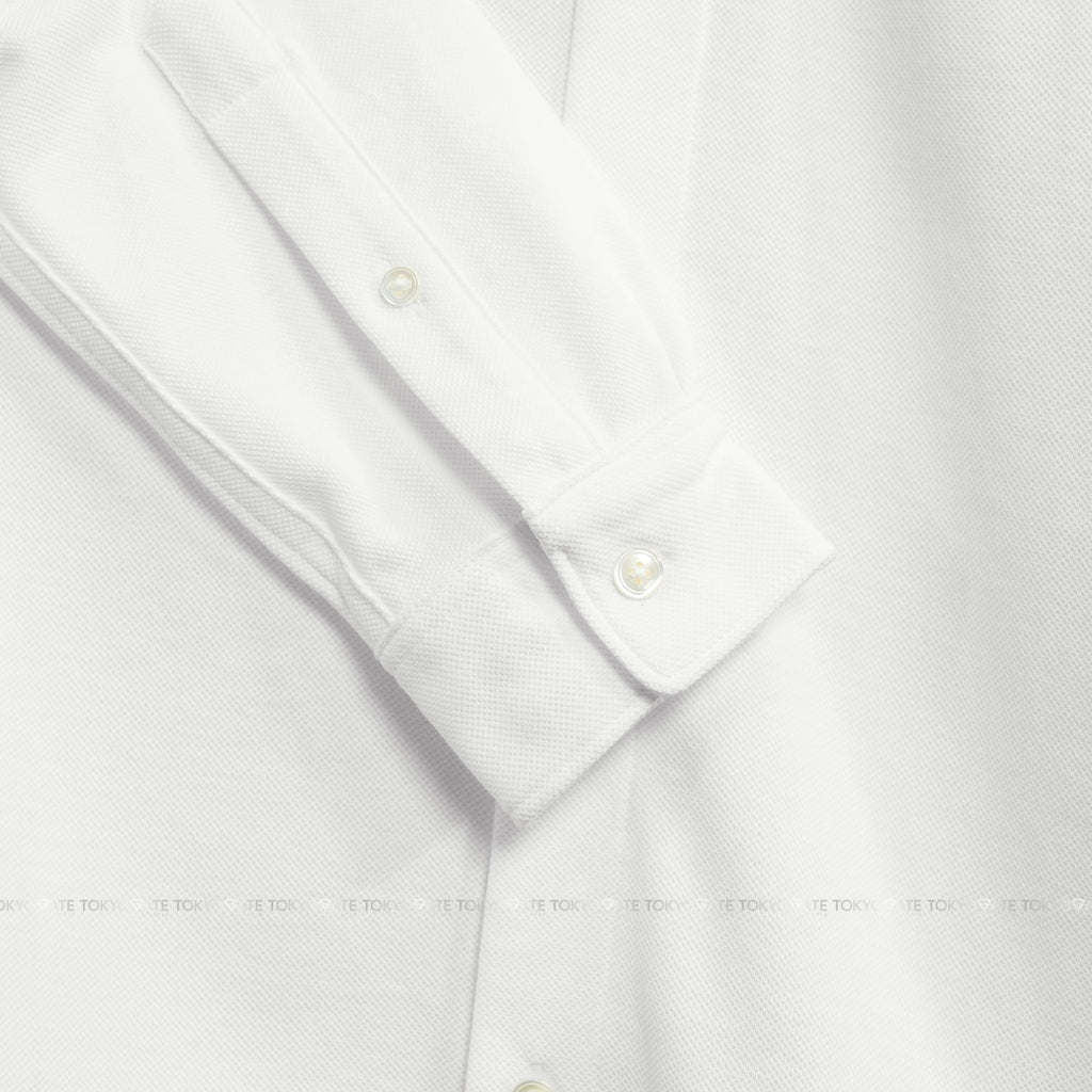 Áo sơ mi Lacoste CH2685 001 Petit Piqué White Slim Fit