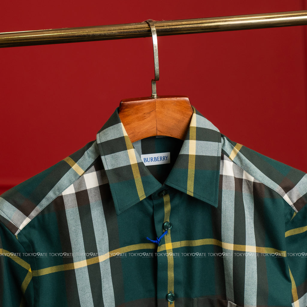 Áo sơ mi Burberry 8121622 Claverdon Ivy IP Check Slim Fit