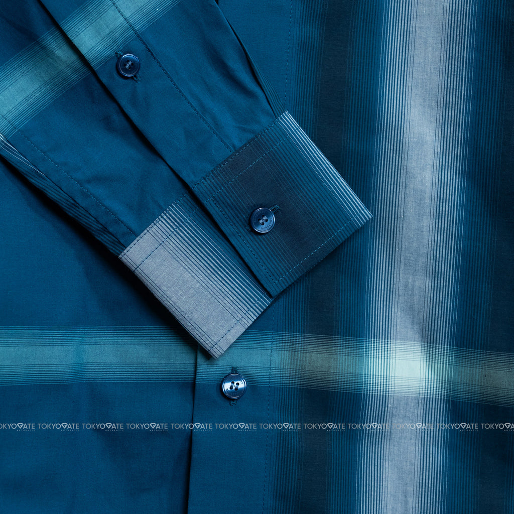 Áo sơ mi Burberry Claverdon 8121572 Pacific Blue Slim Fit