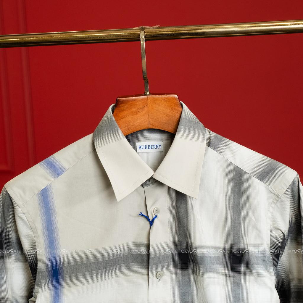 Áo sơ mi Burberry Claverdon 8121573 Lichen Slim Fit