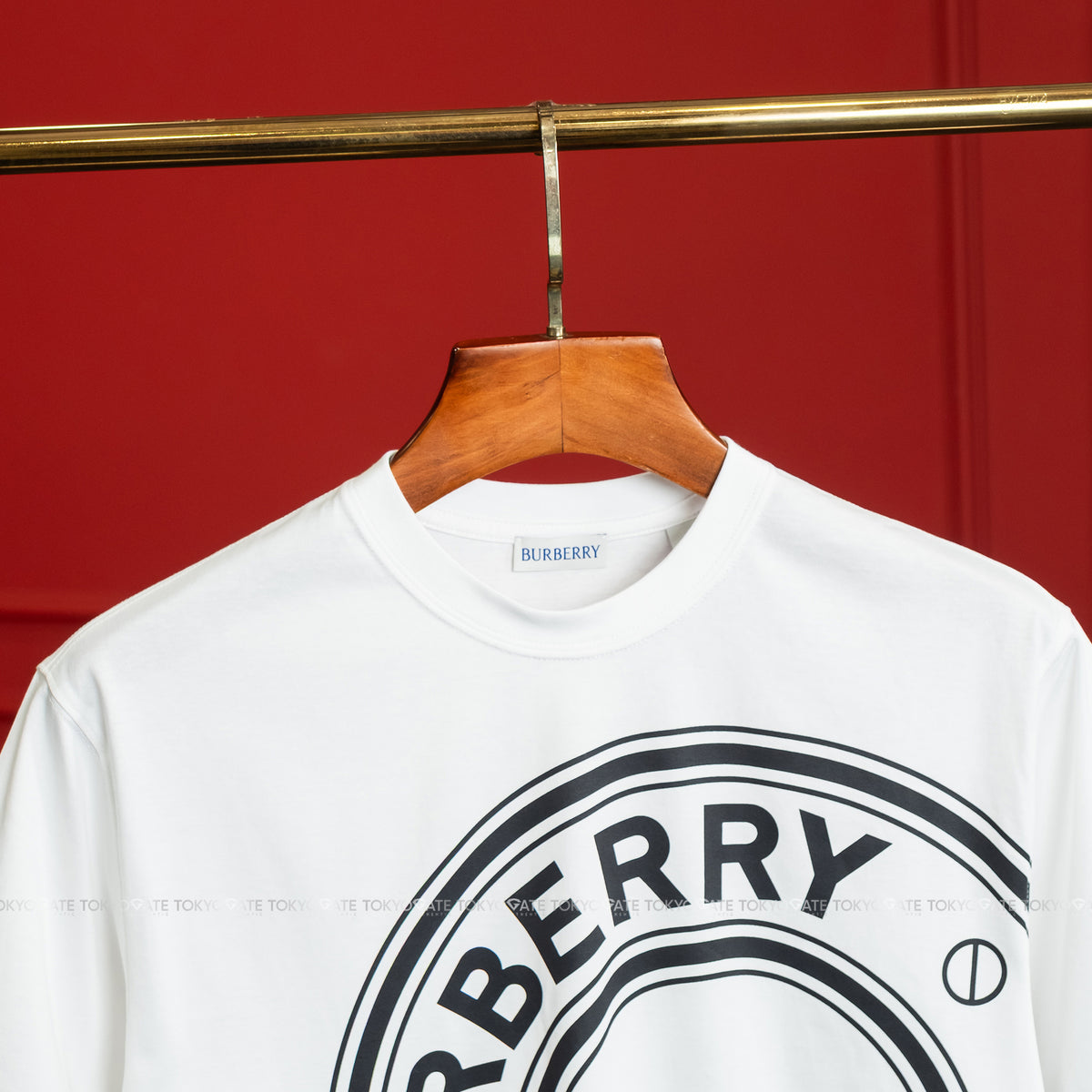 Áo phông Burberry 8120949 Ellison White Regular Fit