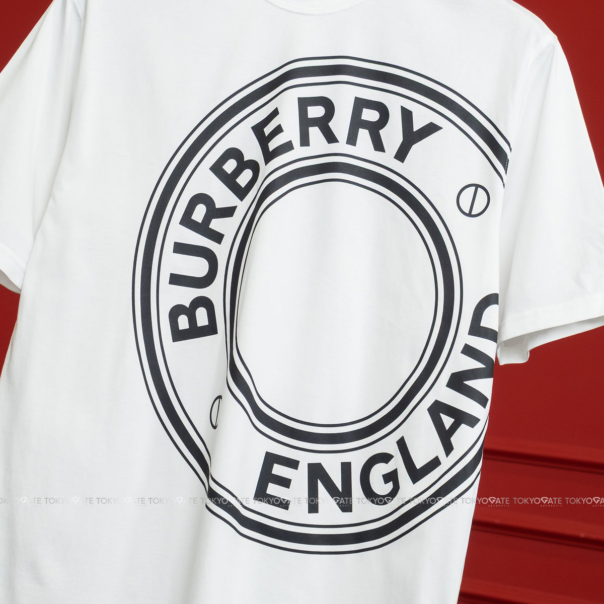 Áo phông Burberry 8120949 Ellison White Regular Fit