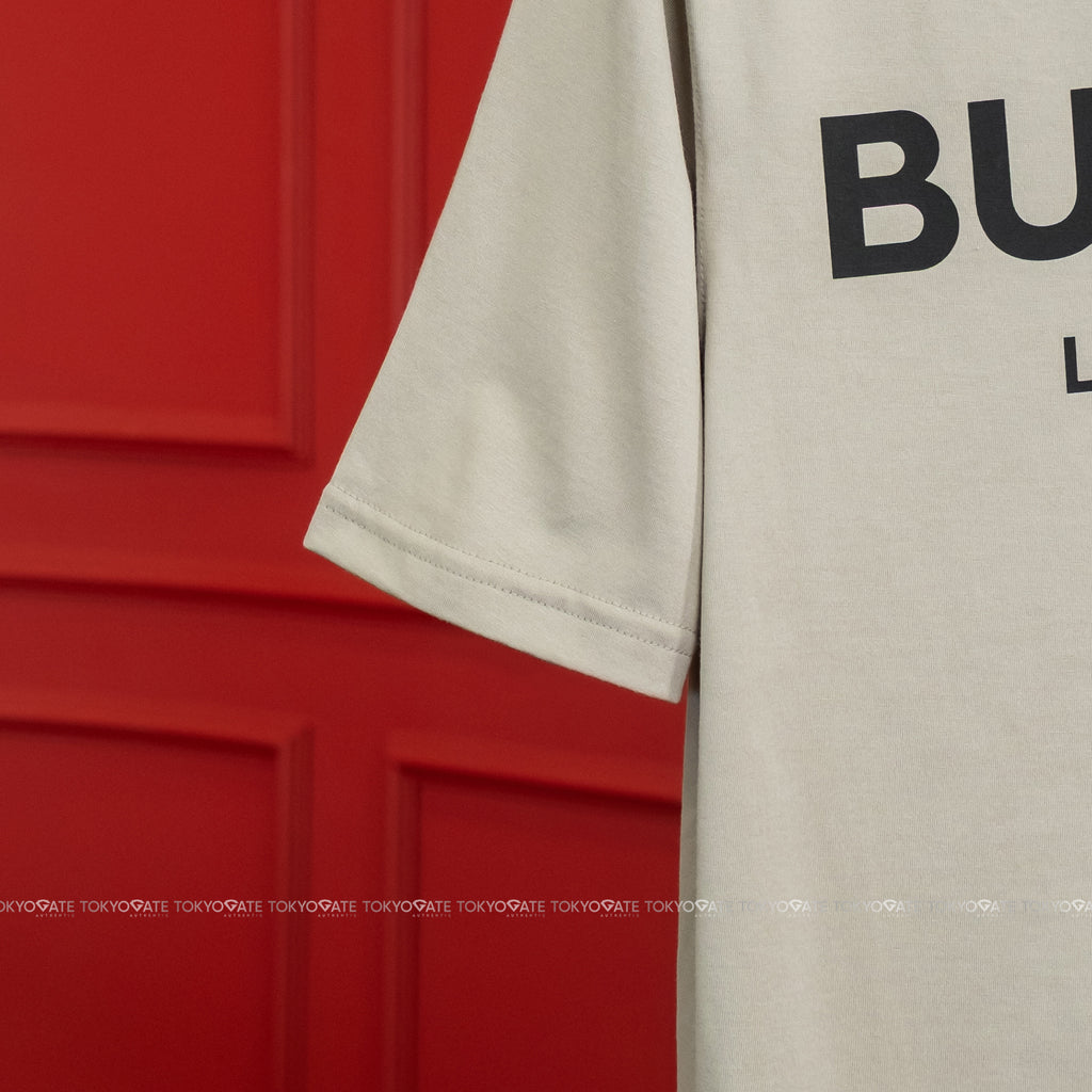 Áo phông Burberry 8104229 Ellison Logo Print T-Shirt Lichen Regular Fit