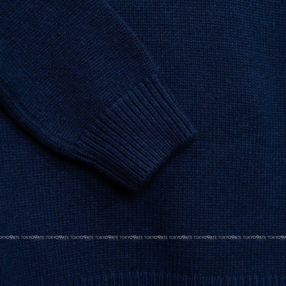 Áo len Gucci 729554 XKC0X 4011 Fine Cashmere Turtleneck Blue Regular Fit