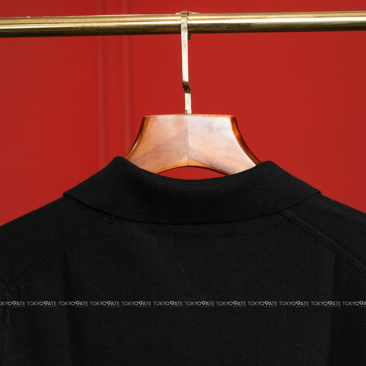 Áo polo Burberry 8121540 Aron Black Regular Fit