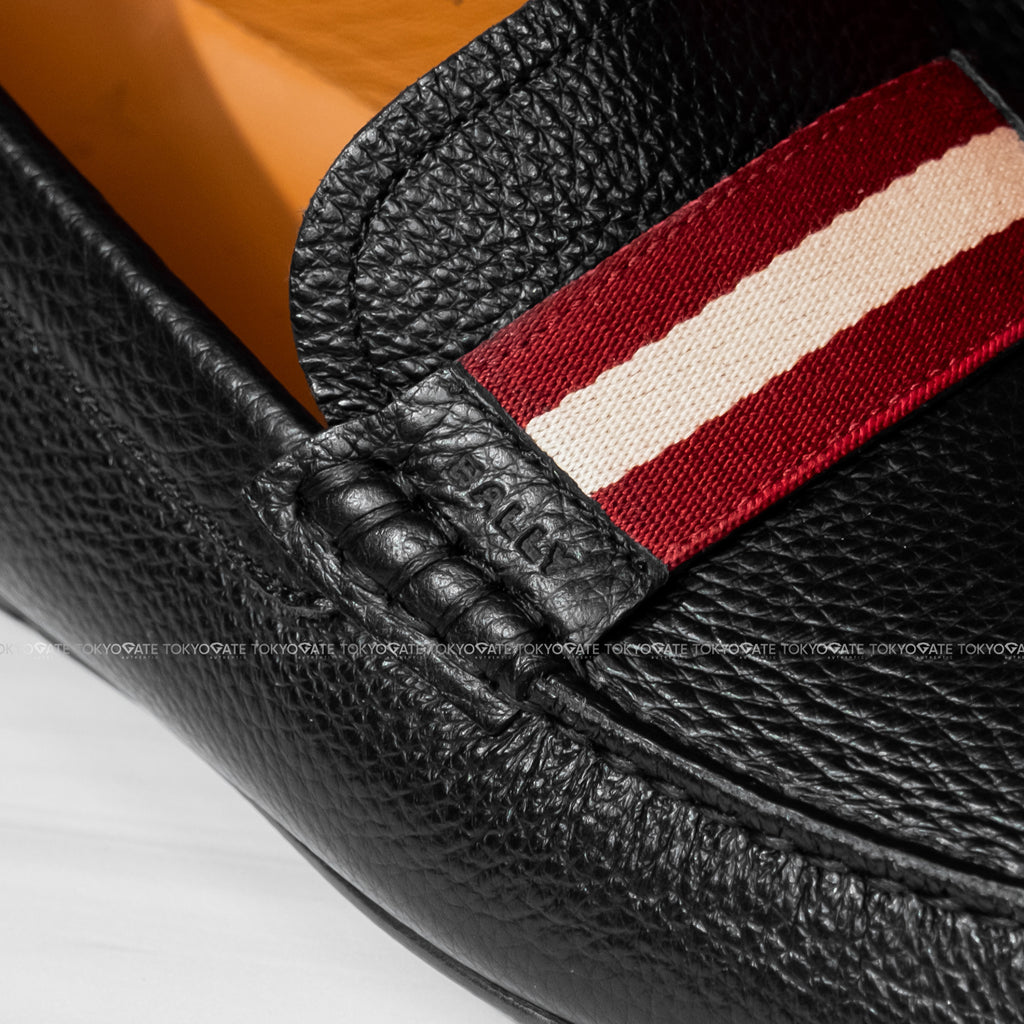 Giày Bally VENNYS.O U901 Black Calf Grained Driving Shoes