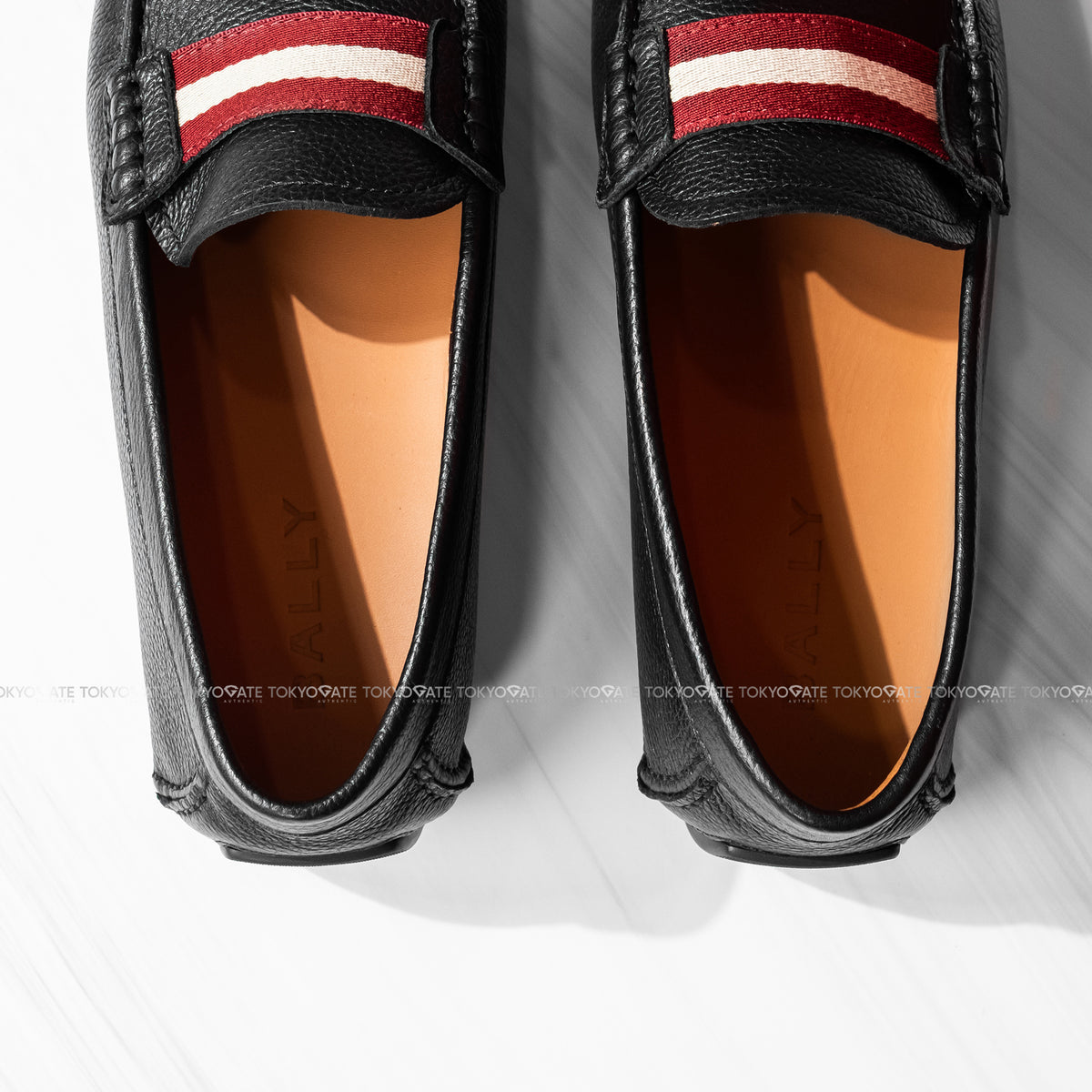 Giày Bally BUCKLE TSP.O / U901 Black Calf Grained Drivers Shoes