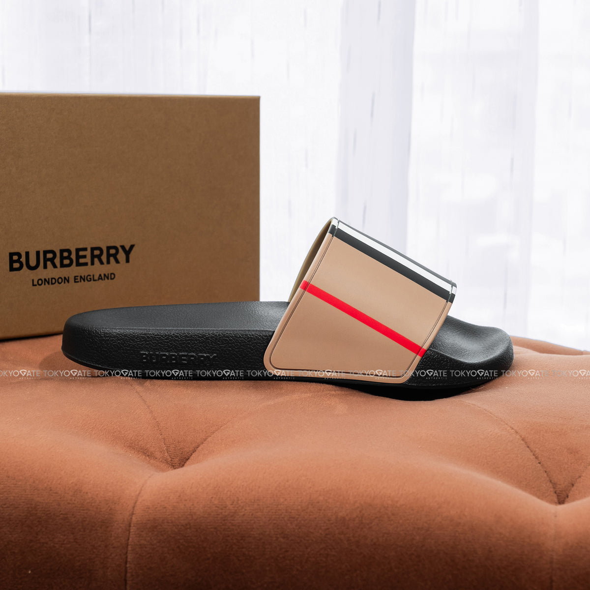 Dép Burberry 8129410 Furley Archive Beige