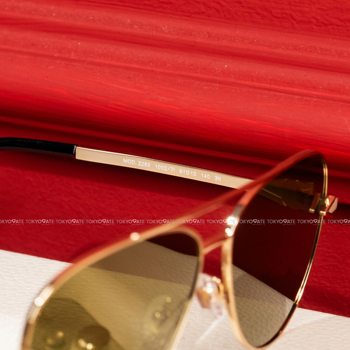 Kính Versace 0VE2283 1002/71 Gold Brown Mirror Gold Sunglasses
