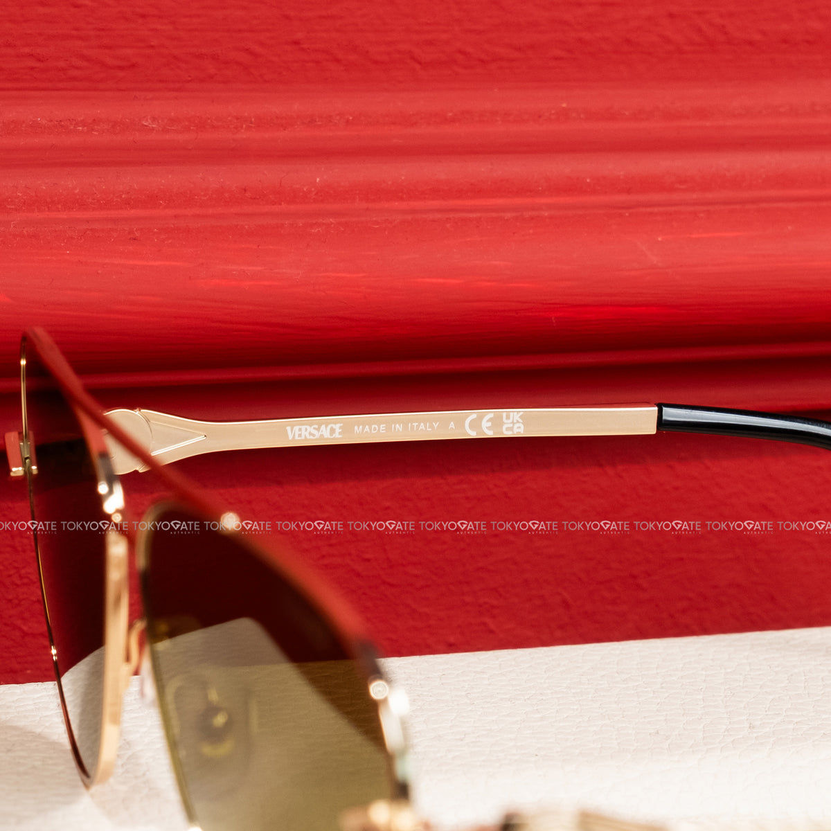 Kính Versace 0VE2283 1002/71 Gold Brown Mirror Gold Sunglasses