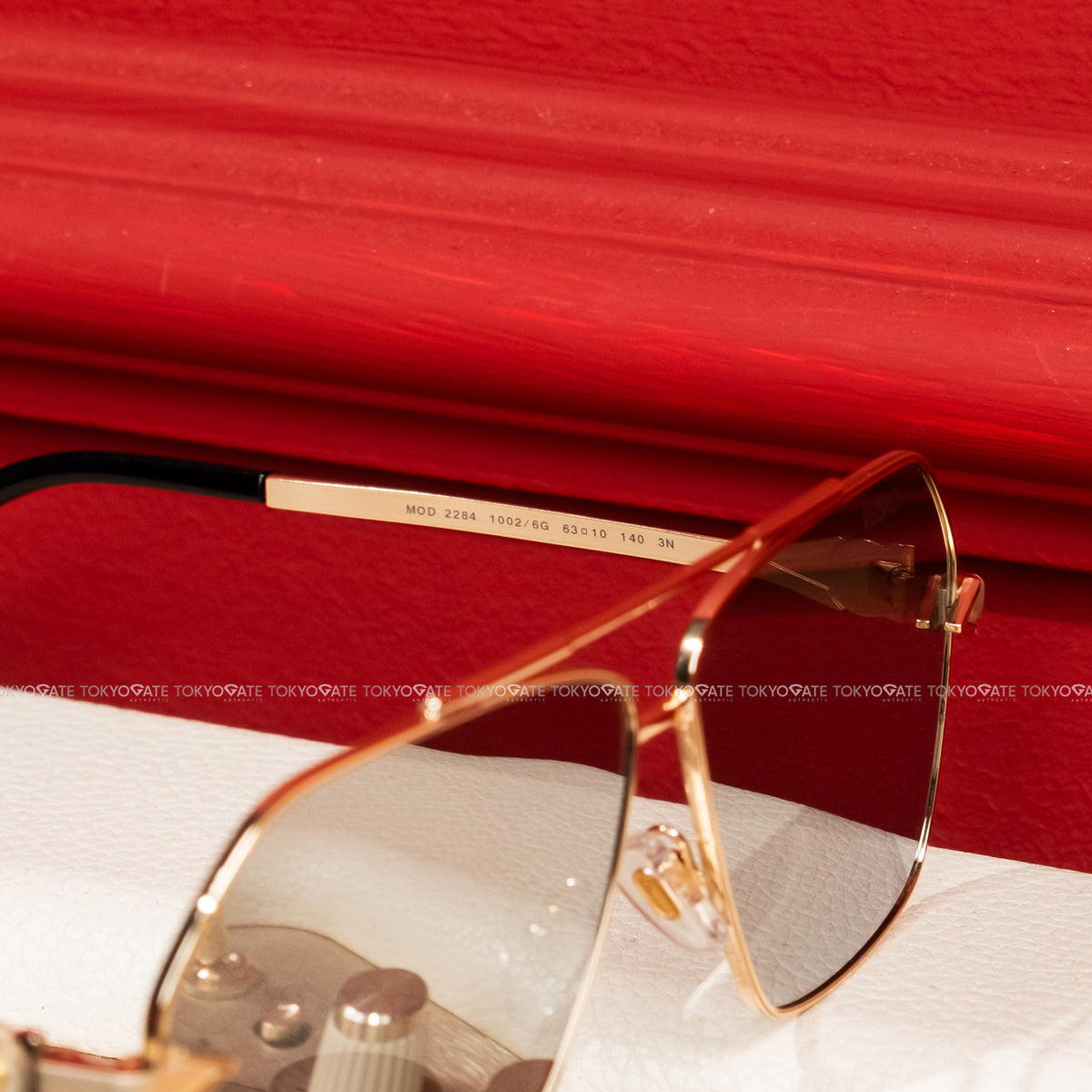 Kính Versace 0VE2284 1002/6G Gold Light Grey Mirror Silver Sunglasses