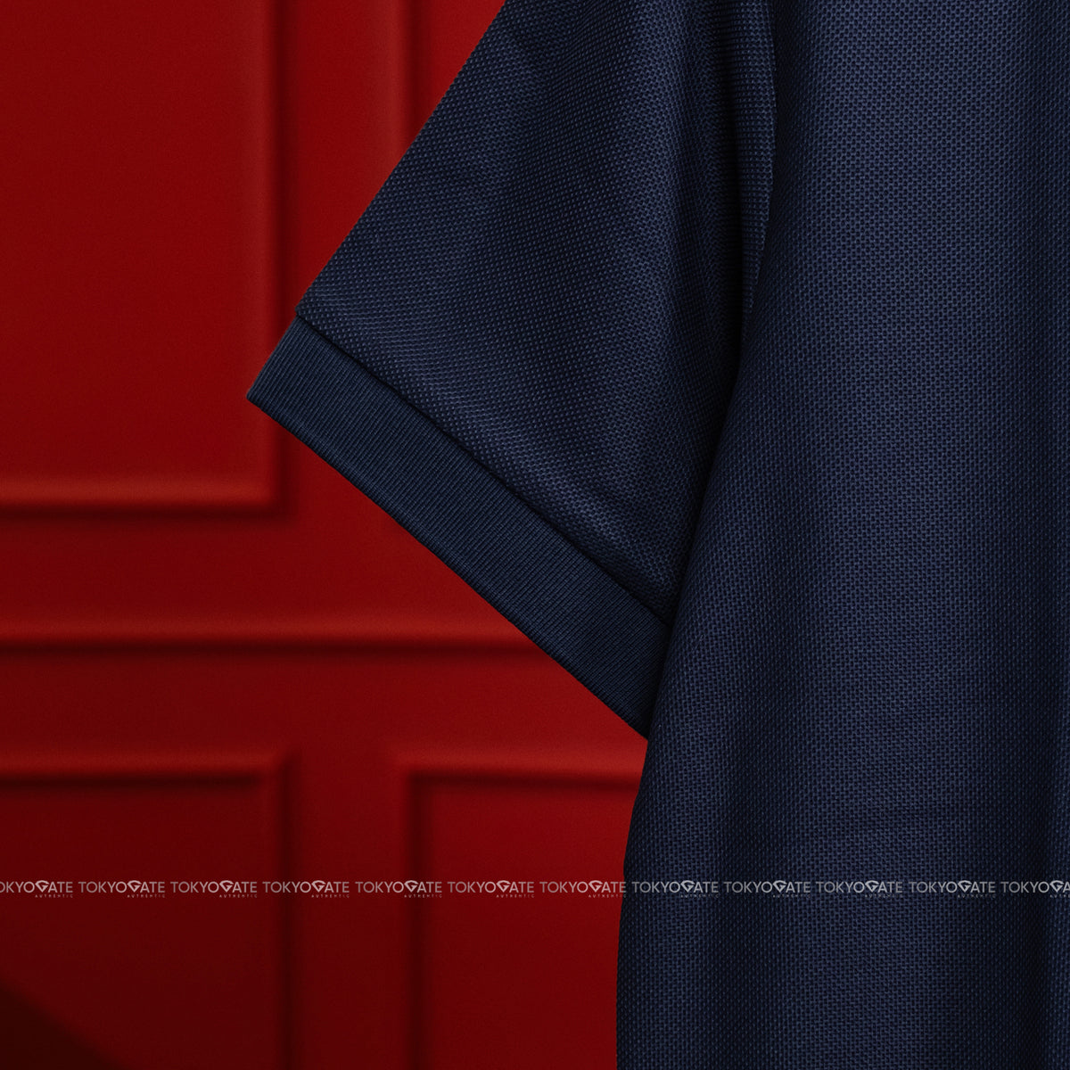 Áo polo Burberry 8084437 Hartford BBY Navy Slim Fit