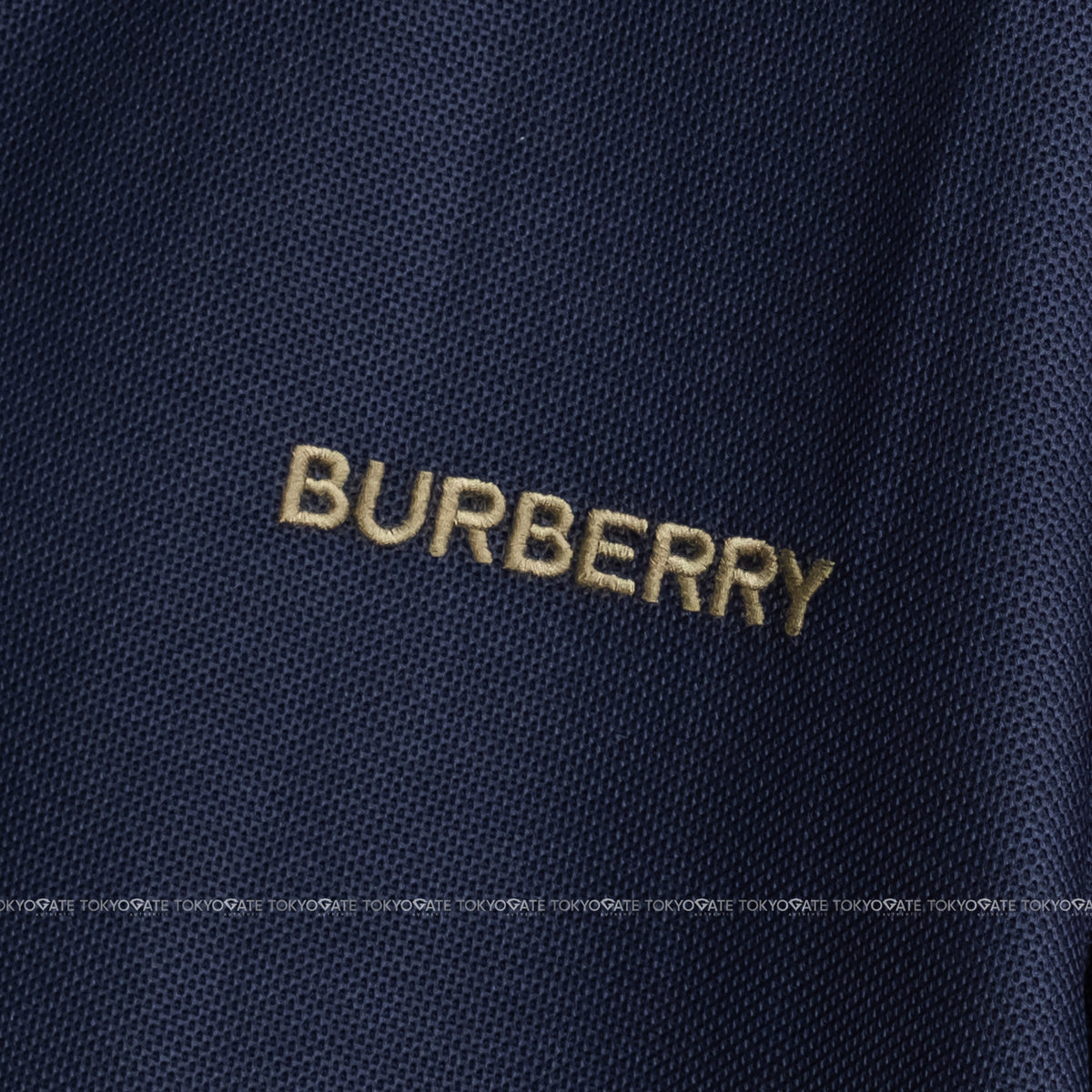 Áo polo Burberry 8084437 Hartford BBY Navy Slim Fit
