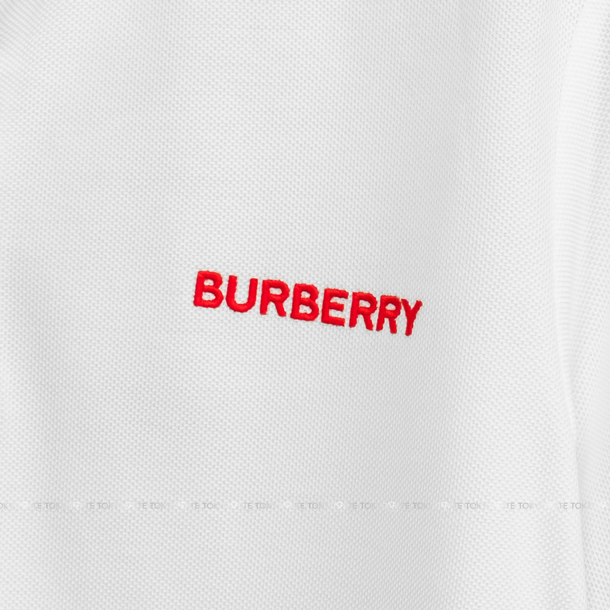 Áo polo Burberry 8084440 Hartford BBY White Slim Fit