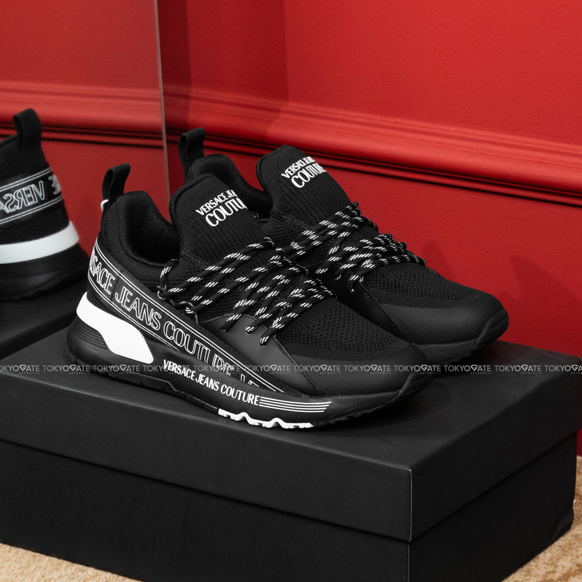 Giày Versace Jeans Couture 78YA3SA3 Fondo Dynamic Nero
