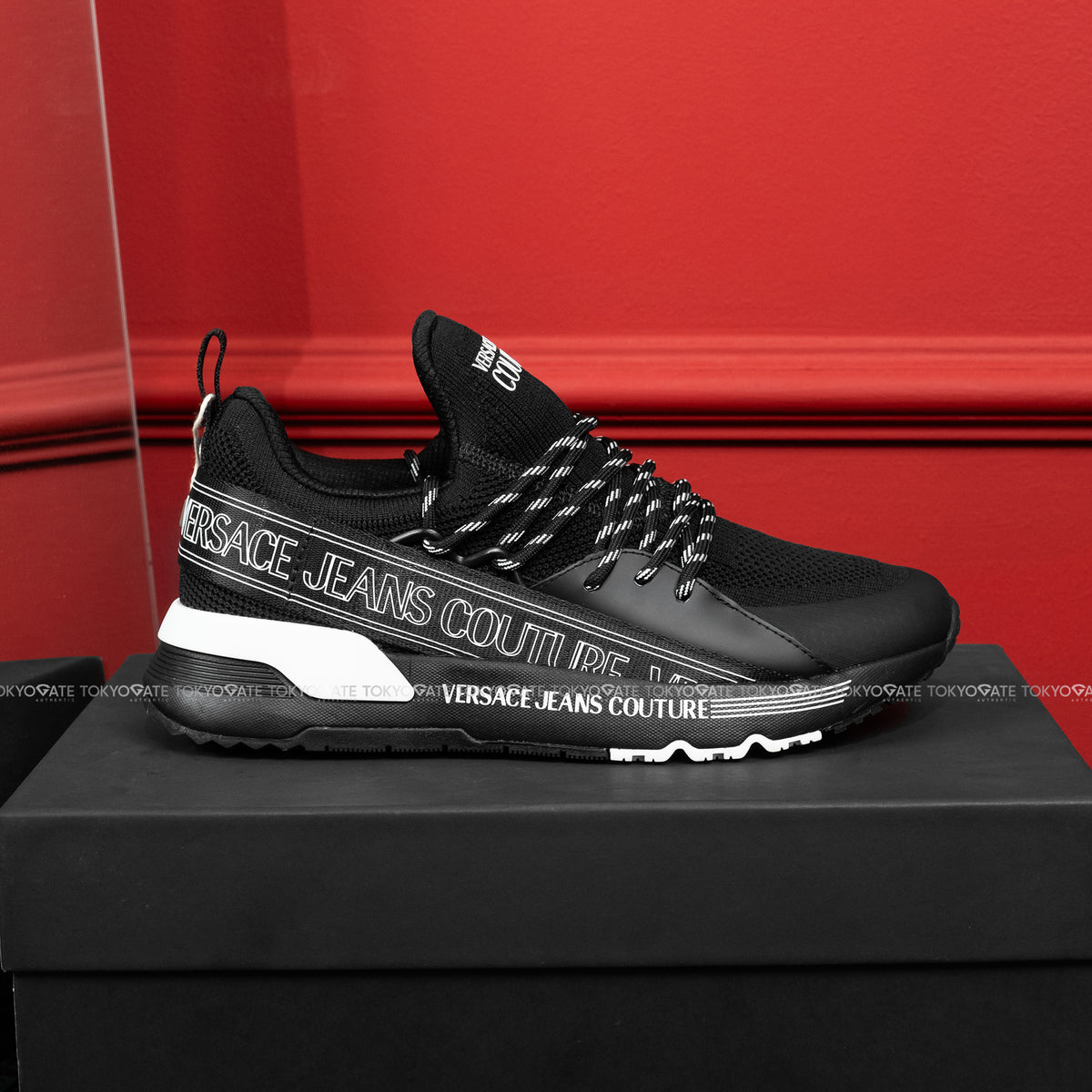 Giày Versace Jeans Couture 78YA3SA3 Fondo Dynamic Nero