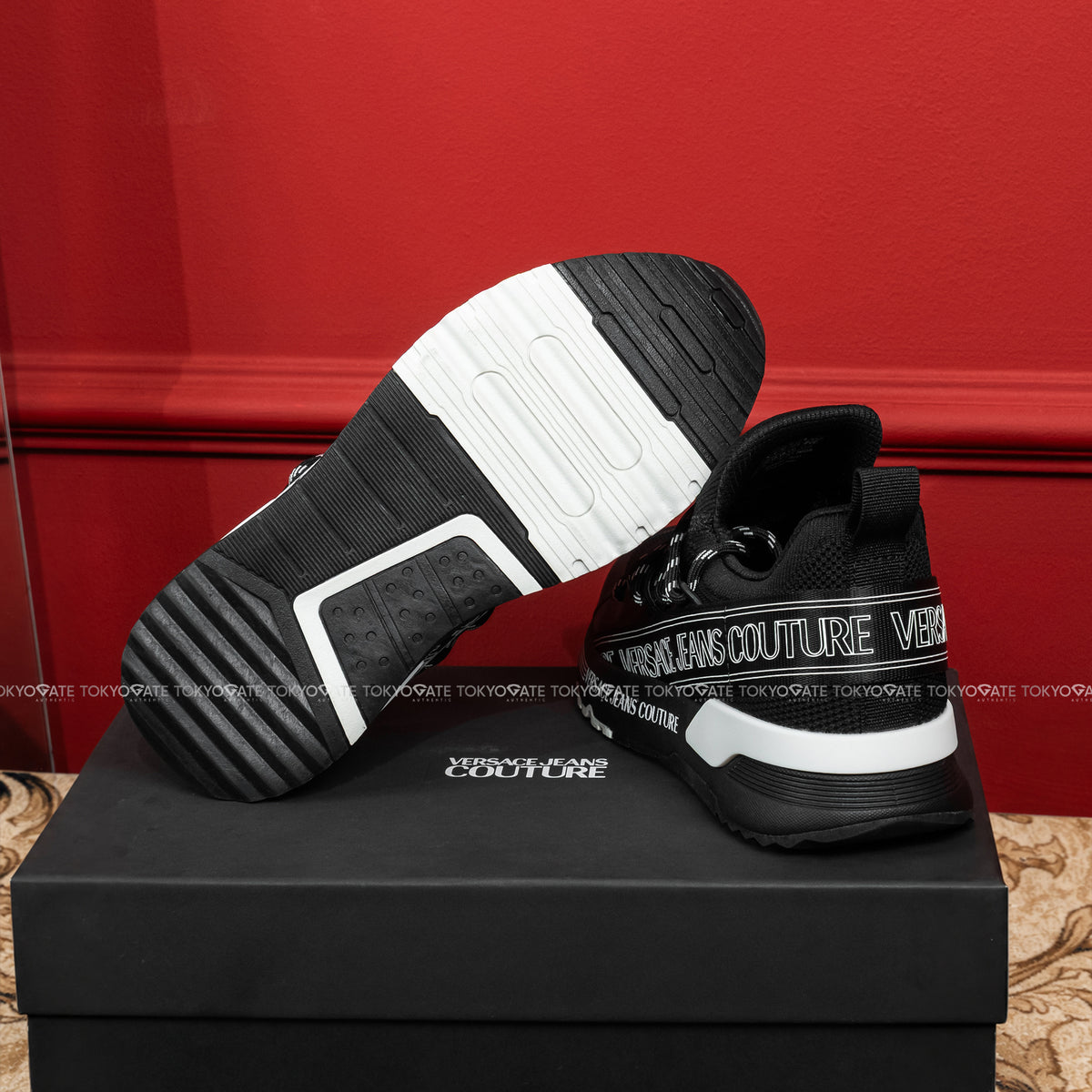 Giày Versace Jeans Couture 78YA3SA3 Fondo Dynamic Nero