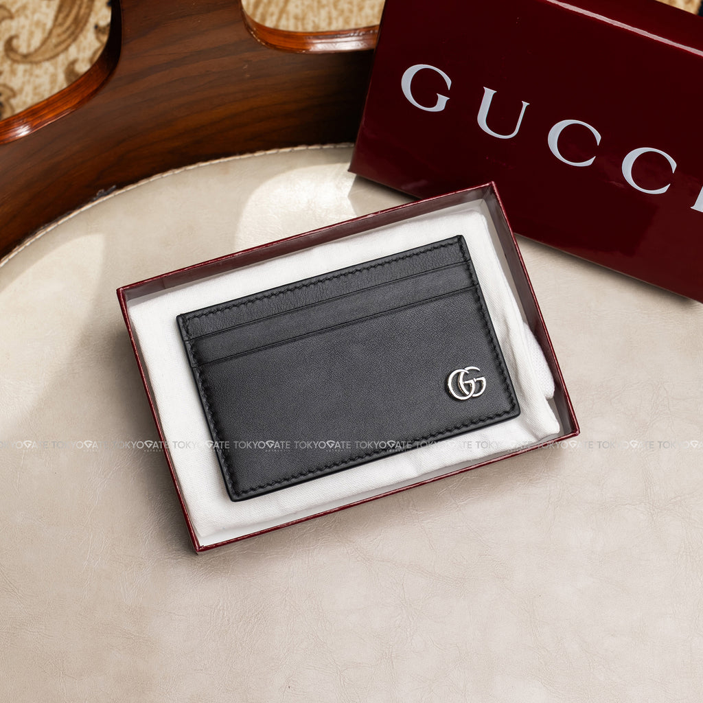 Ví đựng card Gucci 835049 AAE07 1000 GG Marmont Card Case Black