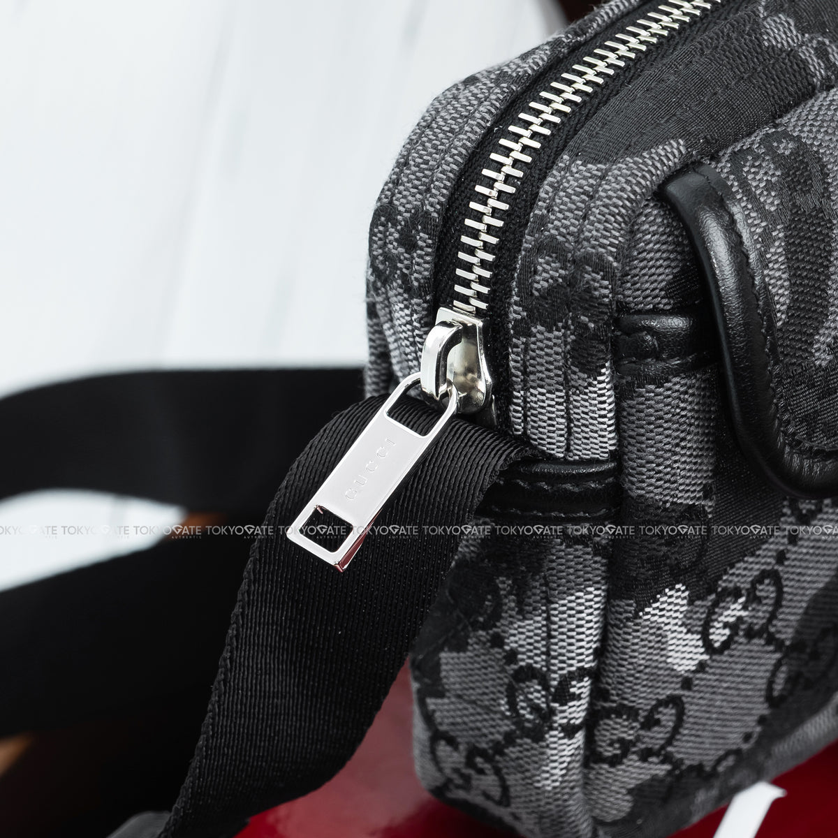 Túi Gucci 855344 FAFH9 8445 GG Shadow Camo Messenger Bag Grey