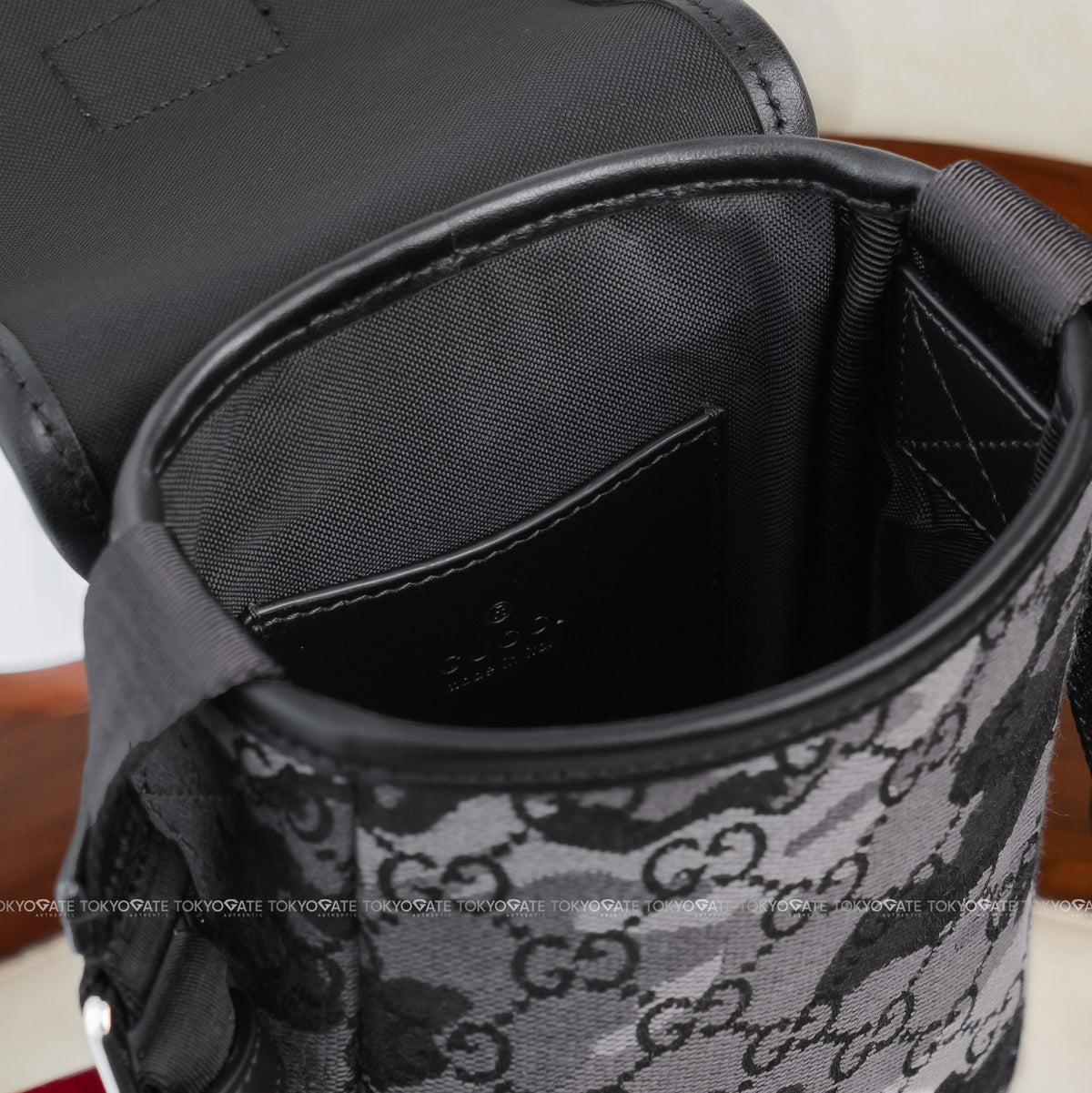 Túi Gucci 855343 FAFH8 8445 GG Shadow Camo Mini Bag Grey