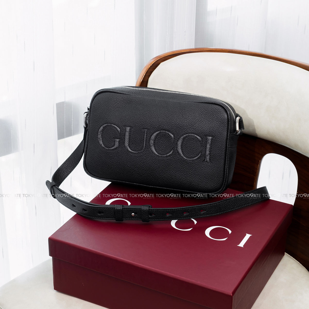 Túi Gucci 768391 AACYX 8446 Mini Shoulder Bag Black Grey