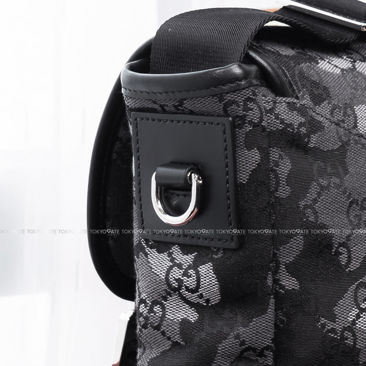 Túi Gucci 854745 FAFGL 8444 Aviator GG Camouflage Messenger Bag Black Grey