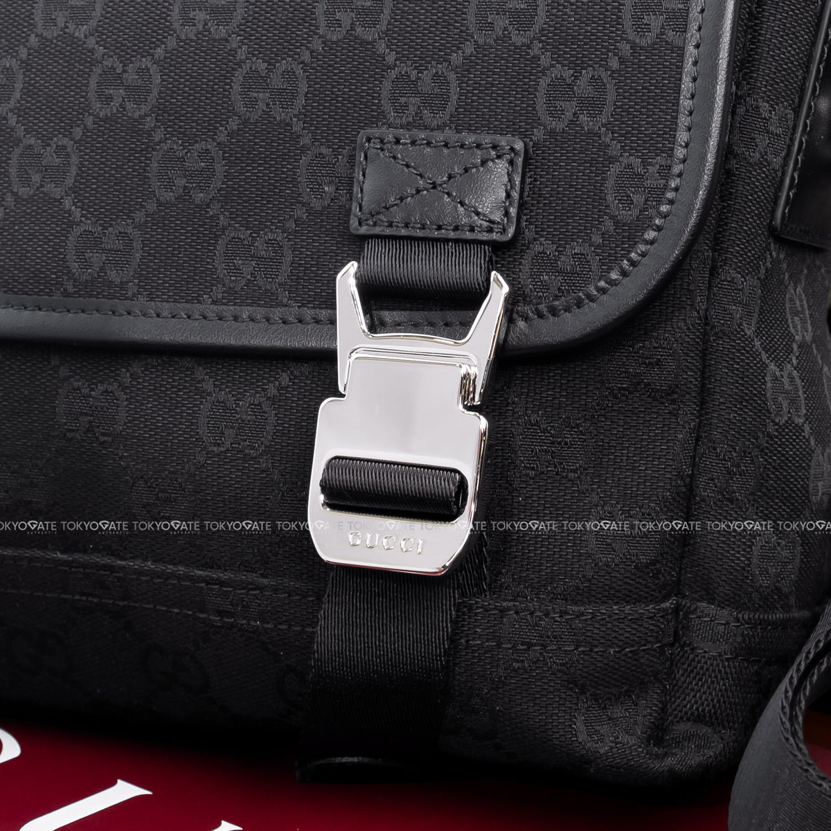 Túi Gucci 854745 FAE8V 1000 Aviator GG Canvas Messenger Bag Black