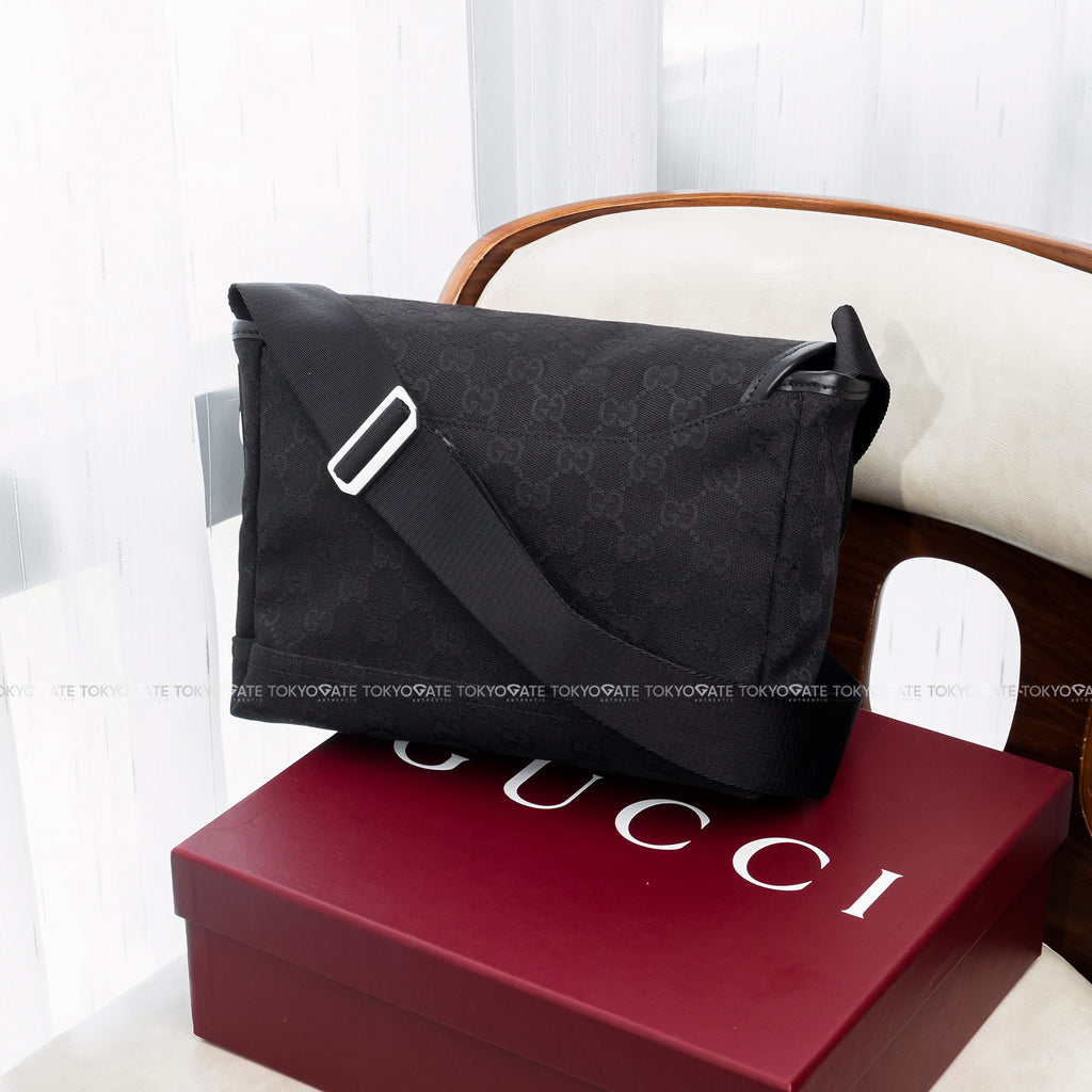 Túi Gucci 854745 FAE8V 1000 Aviator GG Canvas Messenger Bag Black