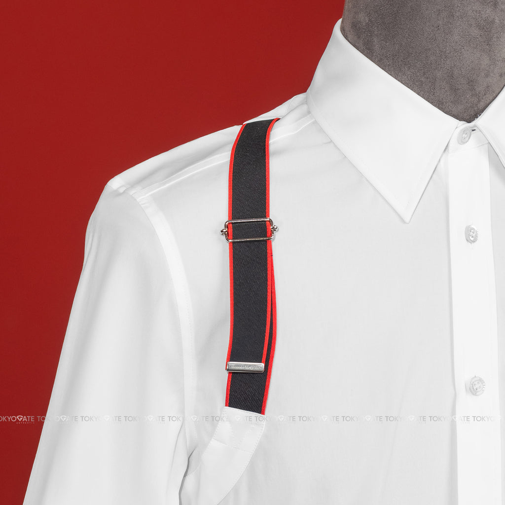 Áo sơ mi Alexander McQueen 615271 QRN44 White Slim Fit