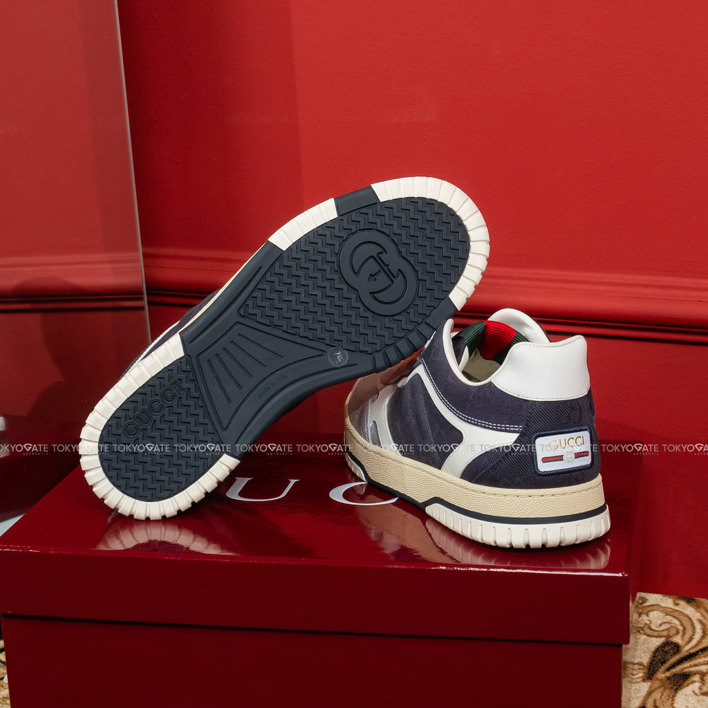 Giày Gucci 838922 FAEV3 4053 Re-Web GG Denim Dark Blue Gradient