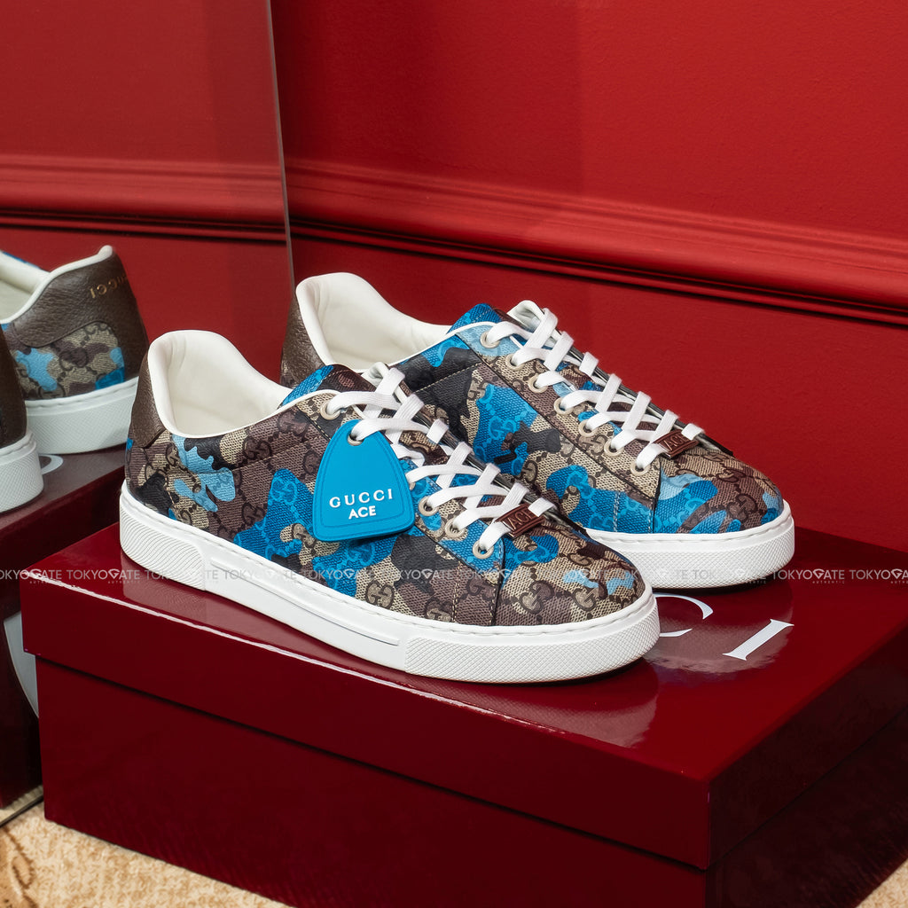 Giày Gucci Ace 854548 FAFRU 8941 GG Supreme Marbled