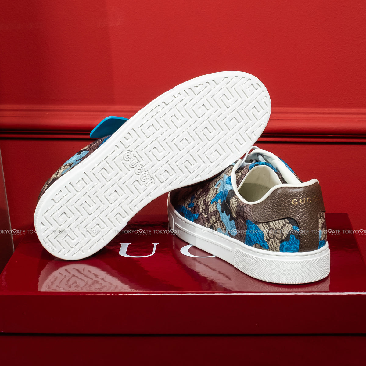 Giày Gucci Ace 854548 FAFRU 8941 GG Supreme Marbled
