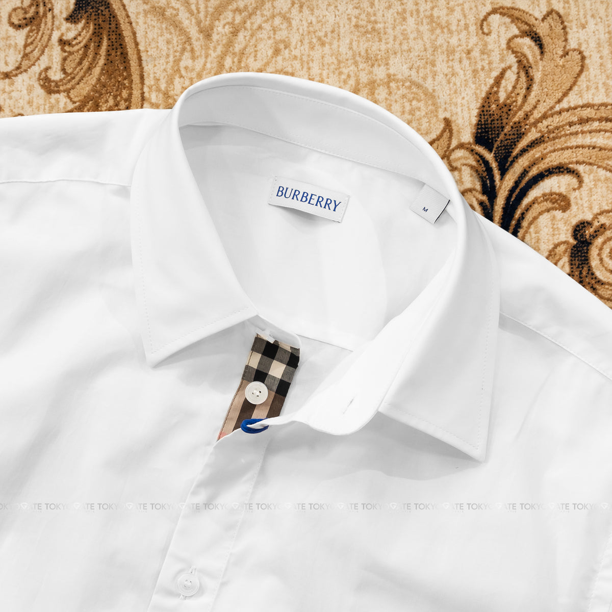 Áo sơ mi Burberry 8091432 Shefford Optic White Slim Fit