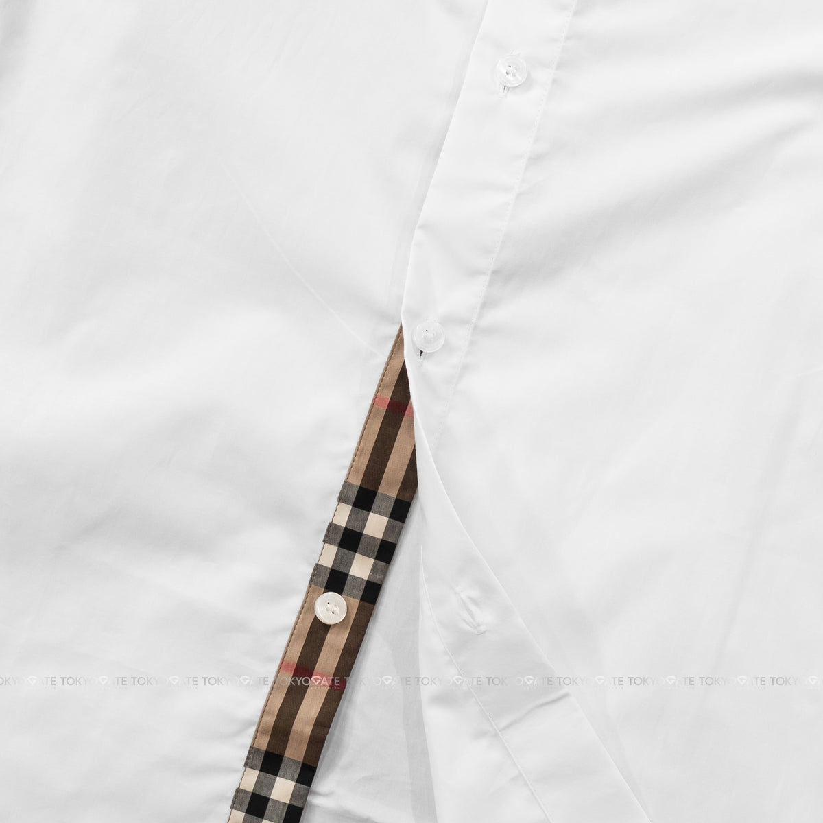 Áo sơ mi Burberry 8091432 Shefford Optic White Slim Fit