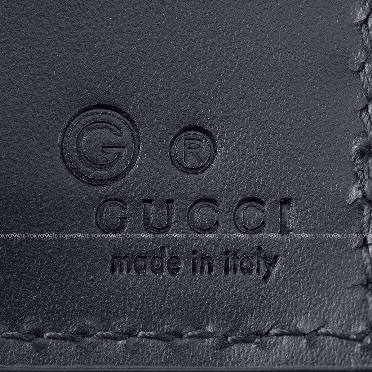 Ví nam Gucci 779836 CWC1N Signature GG Leather Dark Navy