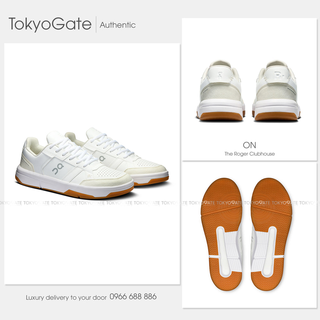 Giày On The Roger Clubhouse 3MF10540924 White Ivory