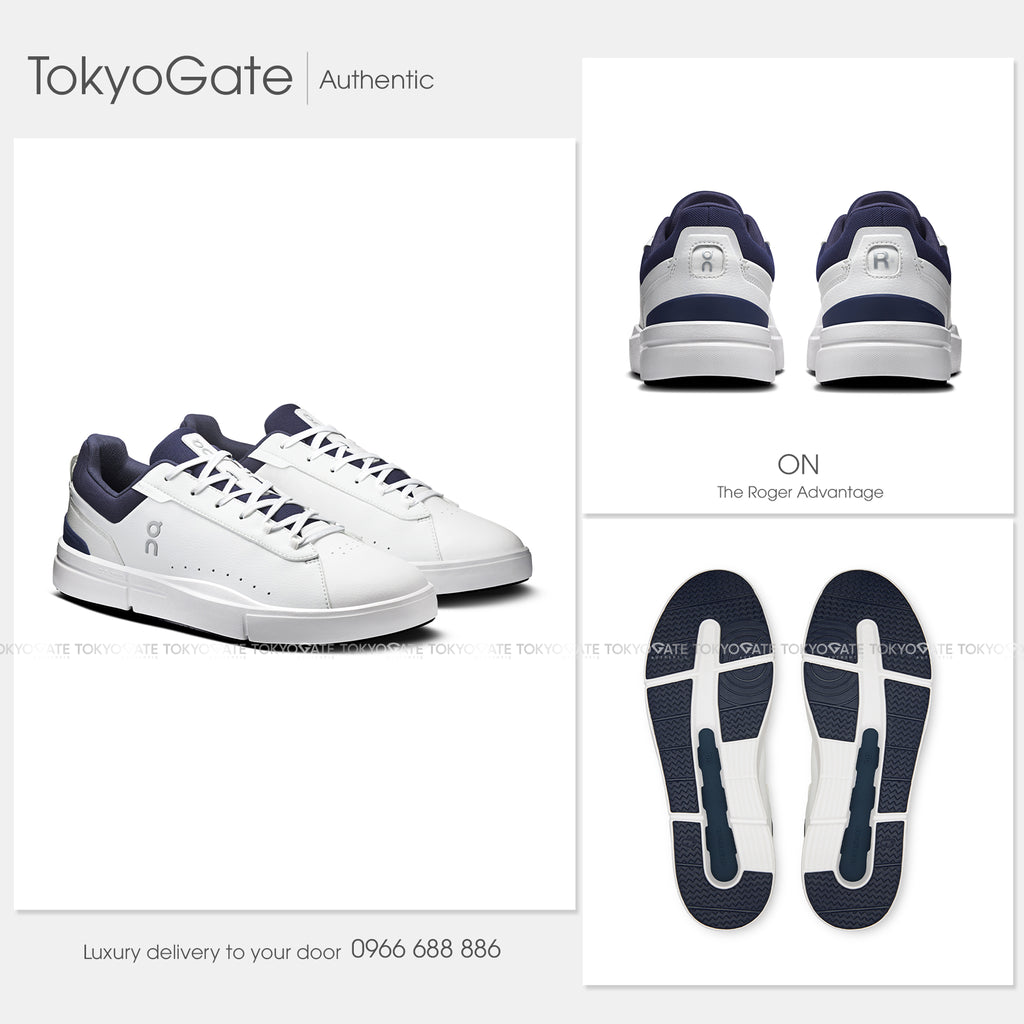 Giày On The Roger Advantage 3MF30640148 White Midnight