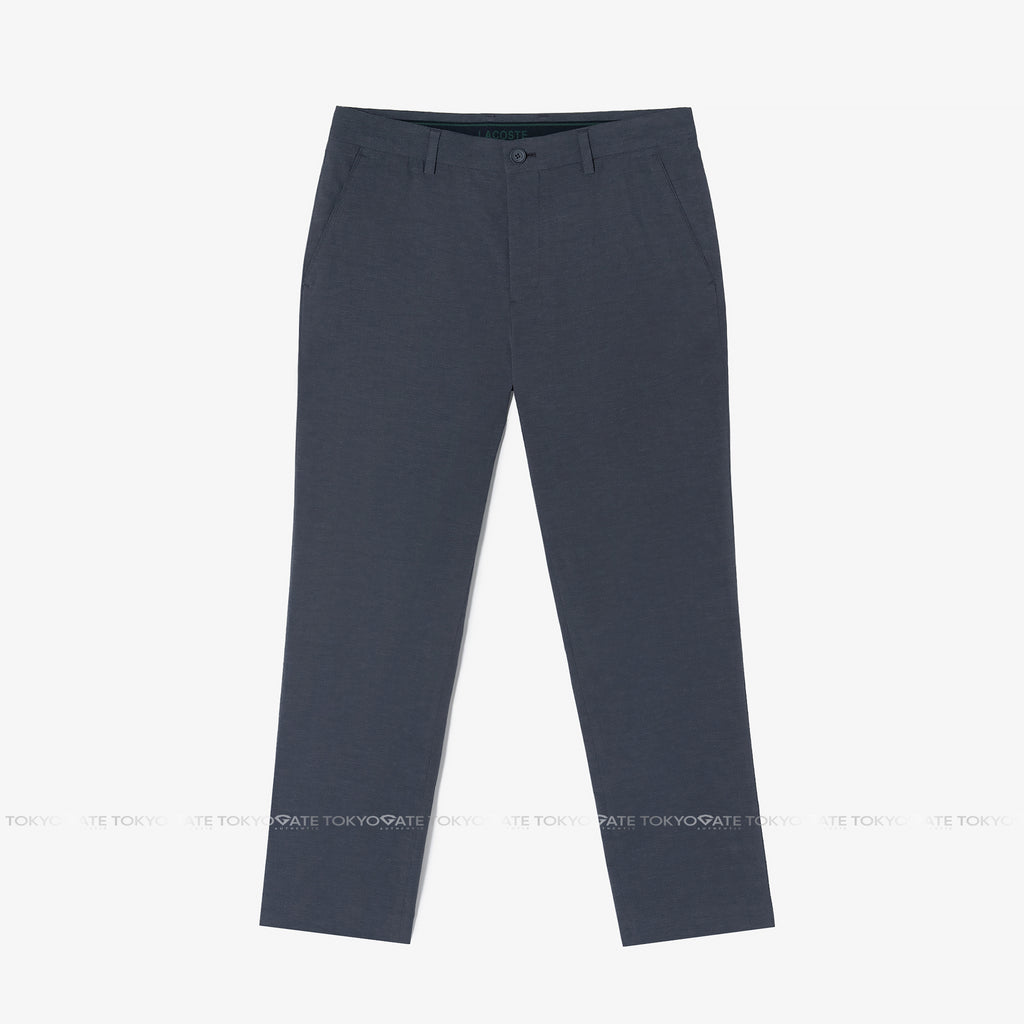 Quần âu Lacoste HH354E 166 Crepe Cotton Trousers Regular Fit