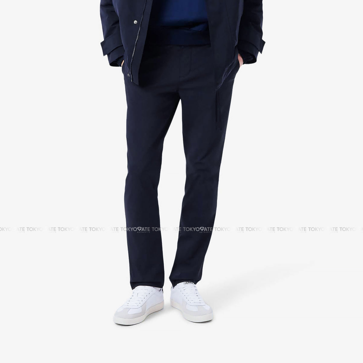 Quần khaki Lacoste HH8513 HDE Stretch Cotton Chino Trousers Dark Navy Slim Fit