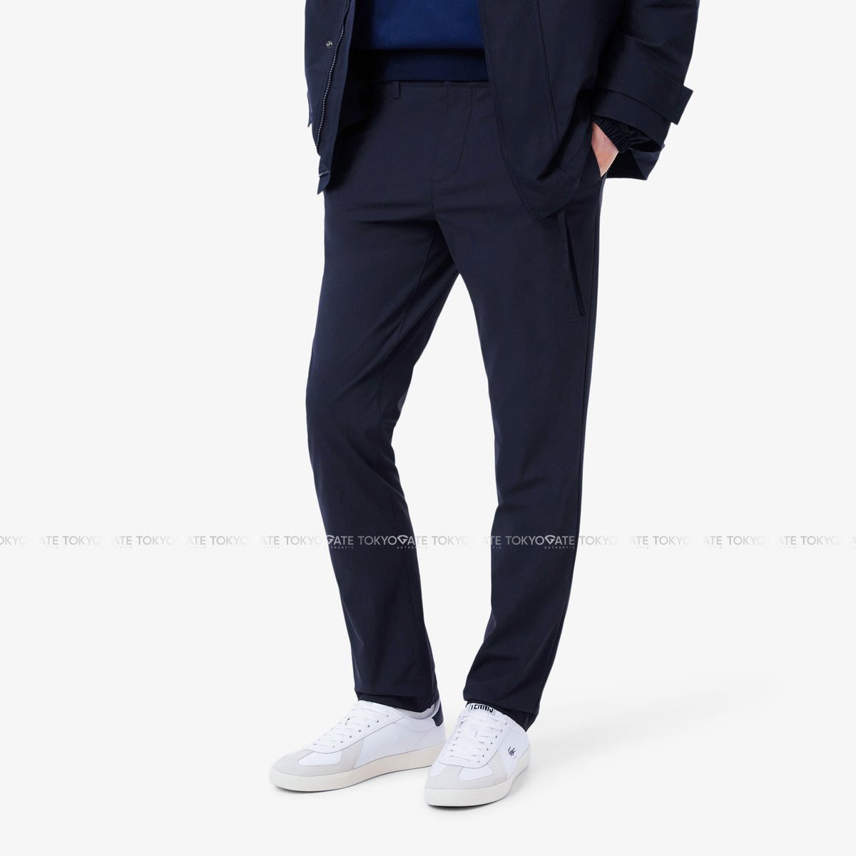 Quần khaki Lacoste HH8513 HDE Stretch Cotton Chino Trousers Dark Navy Slim Fit