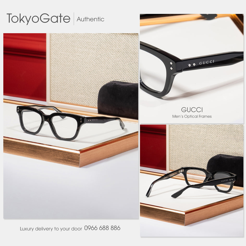 Kính Gucci GG1219O 001 Squared Eyeglasses