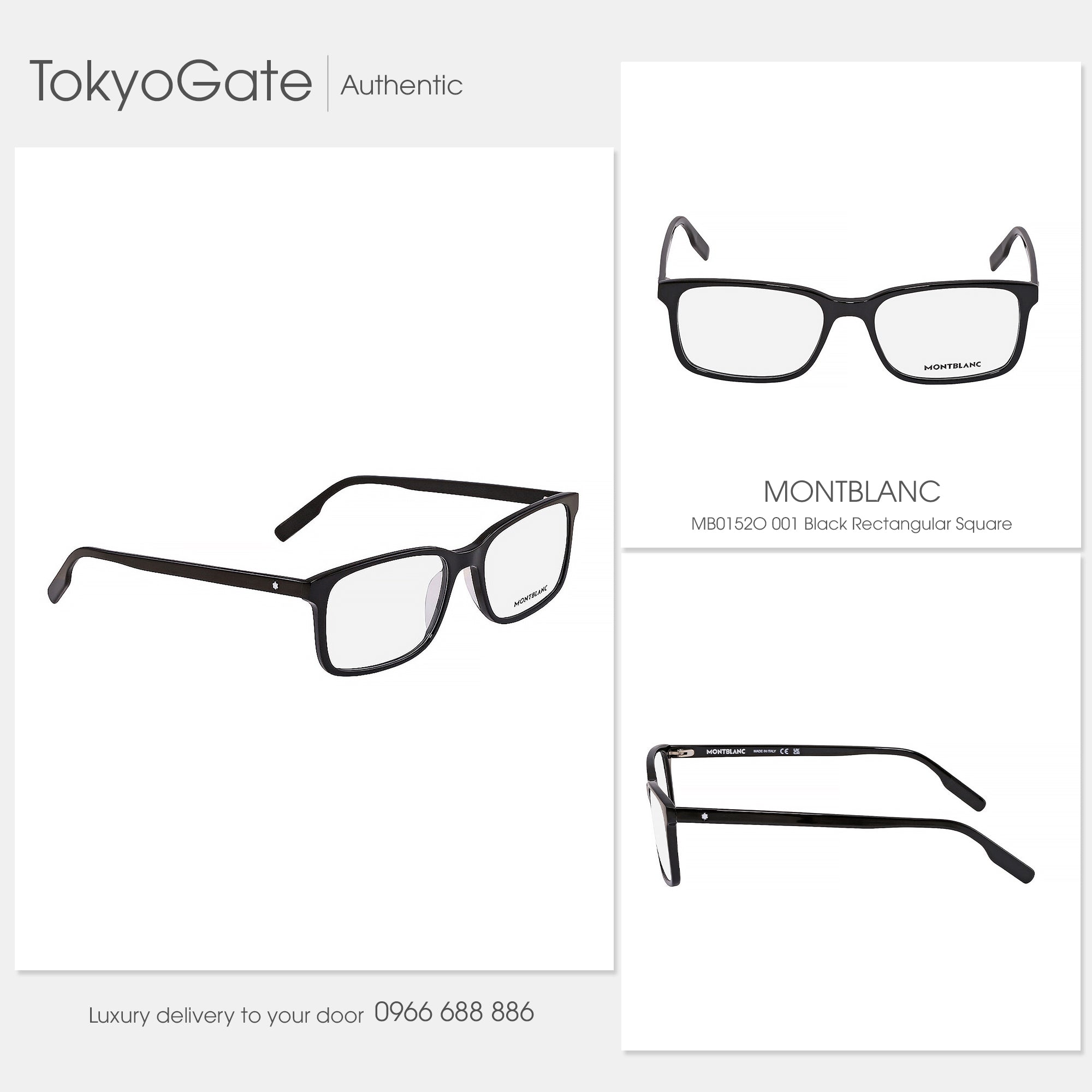 Kính Montblanc MB0152O 001 Optical Frames