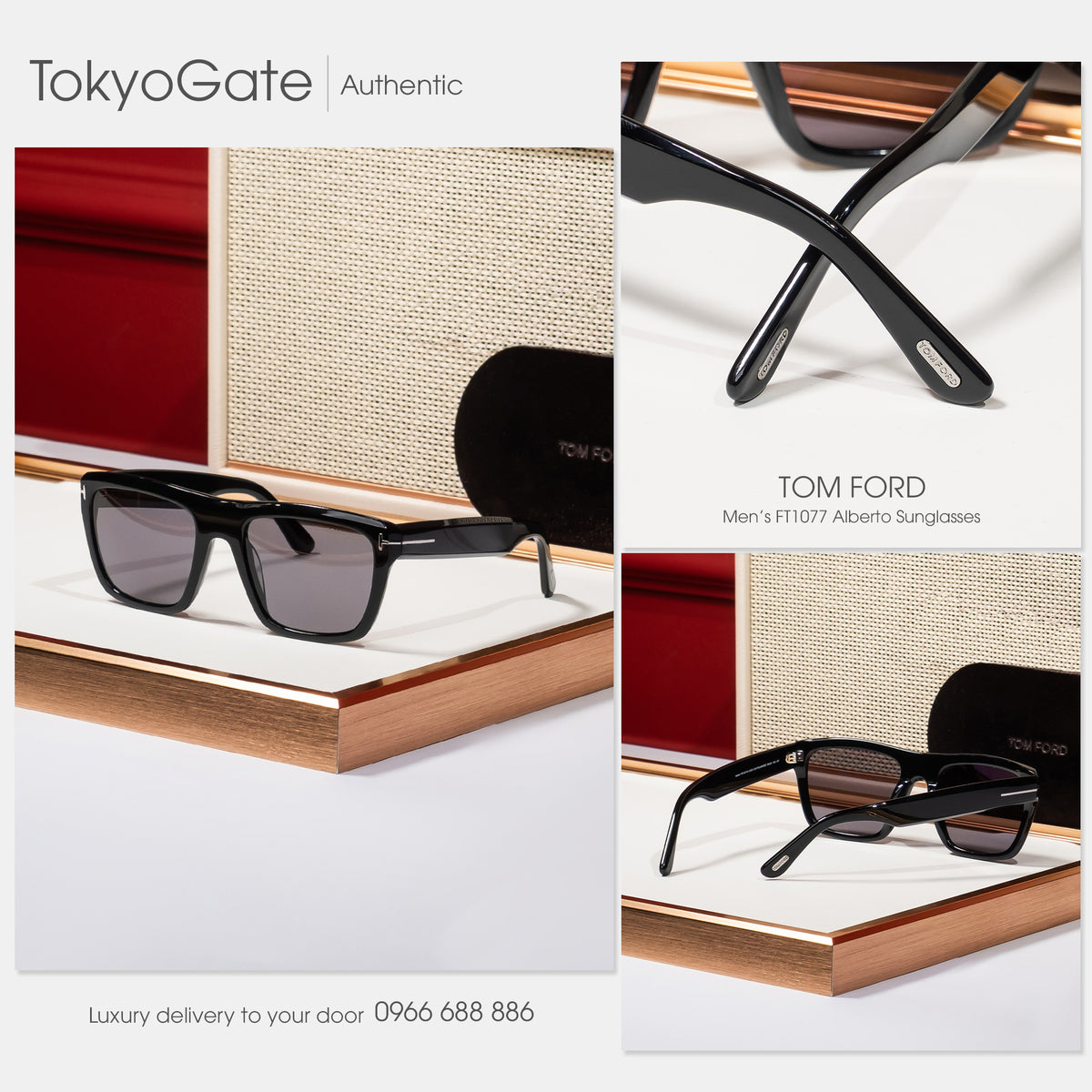 Kính Tom Ford FT1077 Alberto Sunglasses