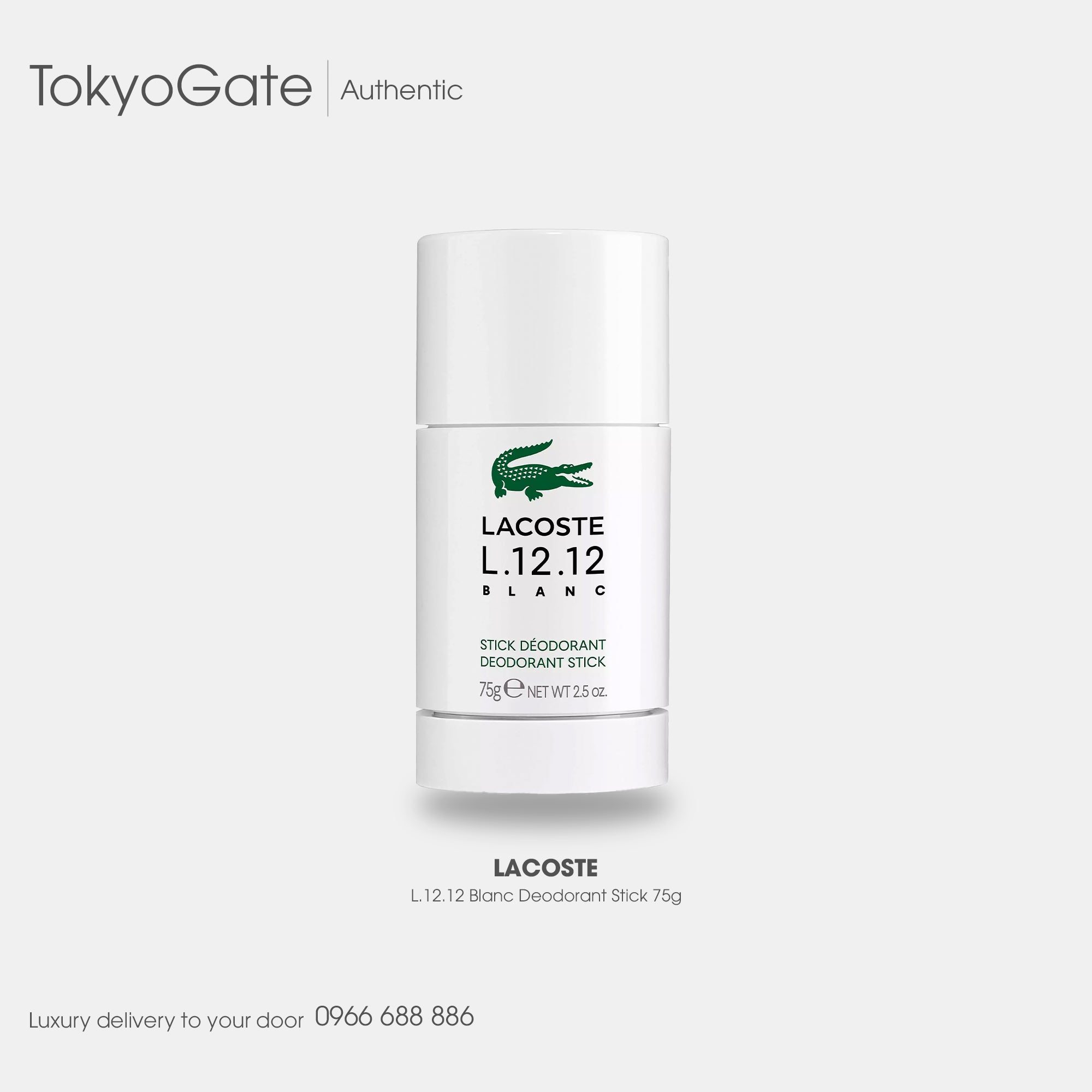 Lăn khử mùi Lacoste L.12.12 Deodorant Stick 75g