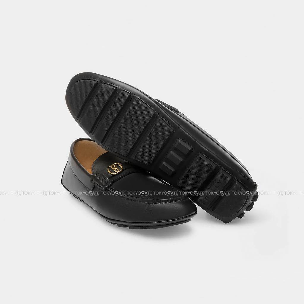 Giày Bally Keeper 6304973 Black Calf Plain In Black